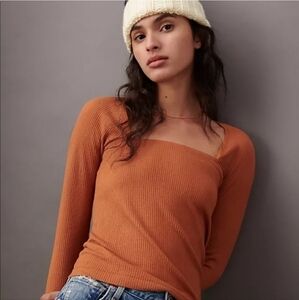 Anthropologie Ari Square Neck Top